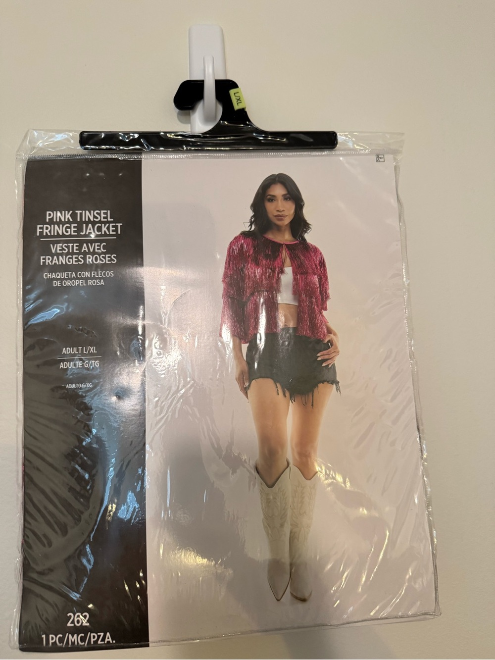 Pink Tinsel Fringe Jacket - Women's Halloween Costume Jacket